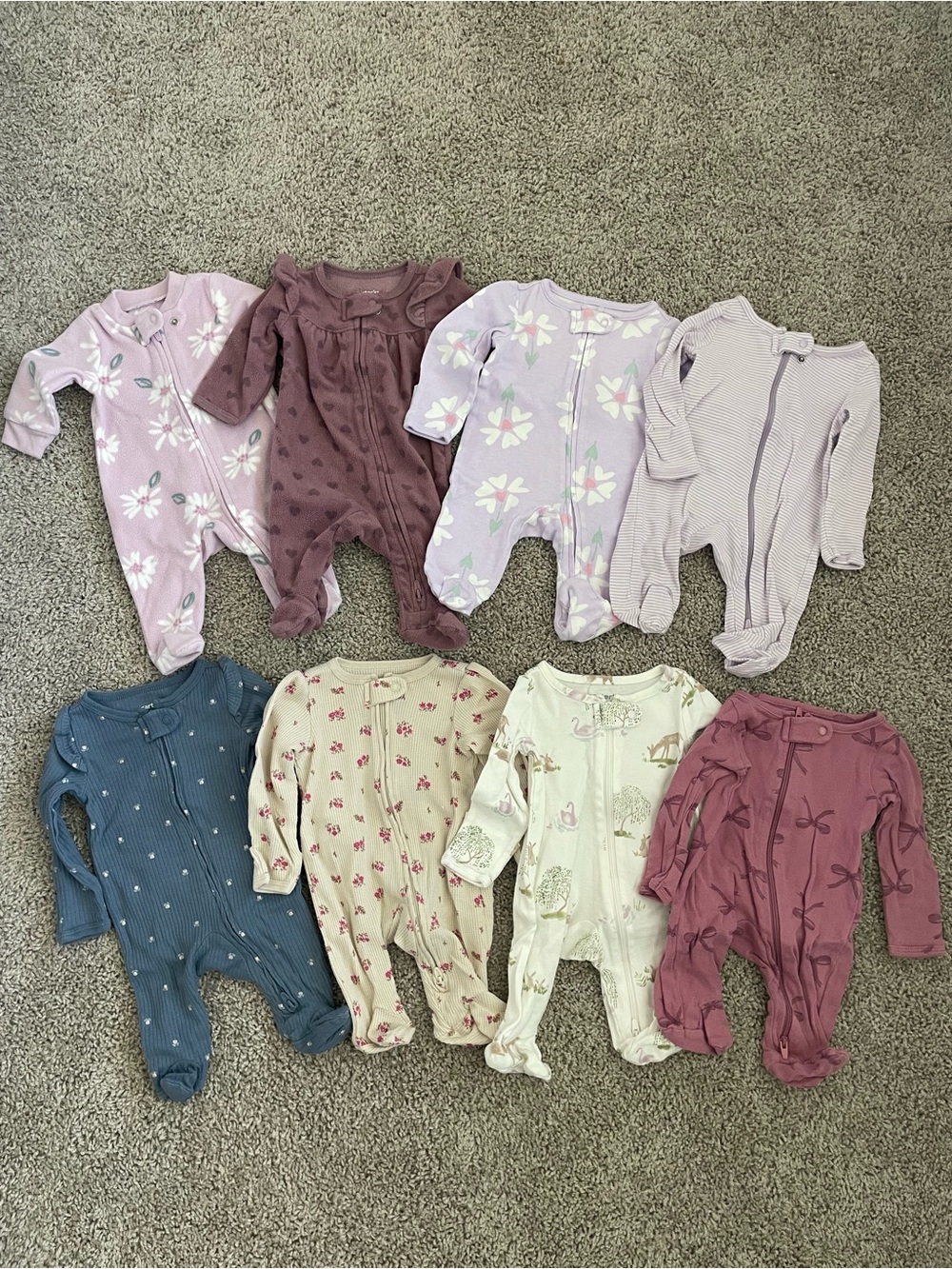 Carter’s Newborn Girls Sleepers